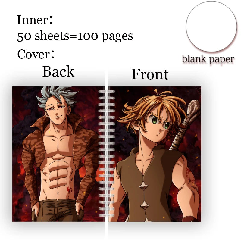 Caderno 1 Matéria Seven Deadly Sins