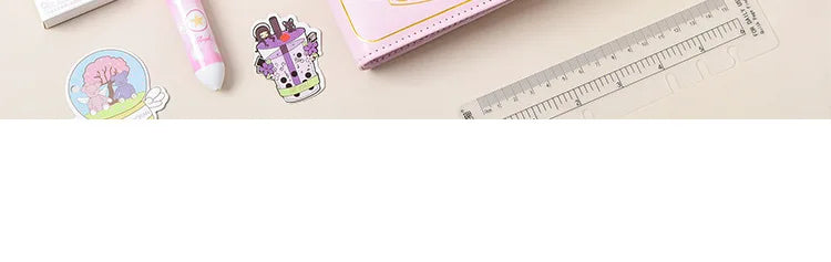 Caderneta Cardcaptor Sakura, Diário e Planner com Espiral Rosa e Acessórios