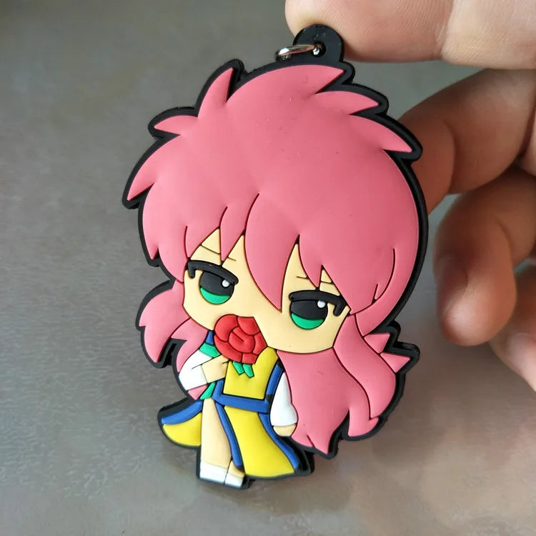 Chaveiro Místico Yu Yu Hakusho Kurama e Hiei