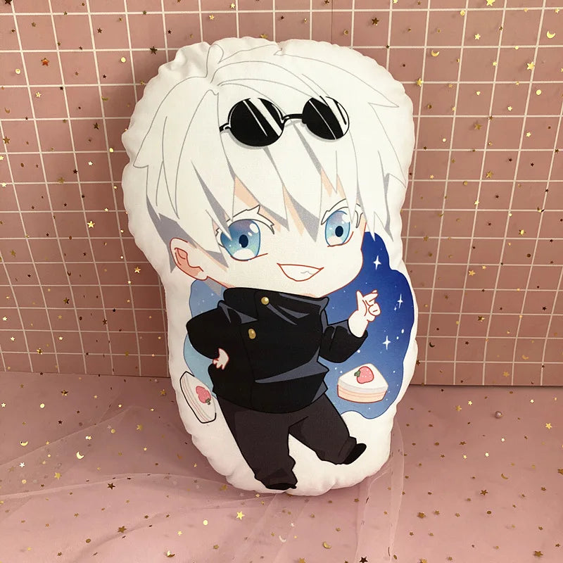 Almofada Plush Jujutsu Kaisen – Itadori, Gojo, Megumi
