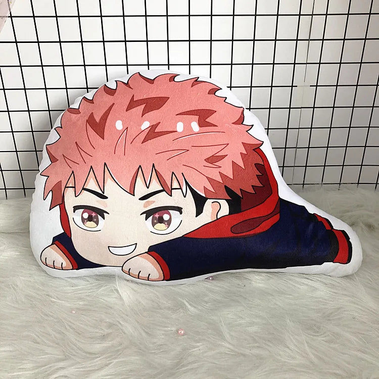 Almofada Plush Jujutsu Kaisen – Itadori, Gojo, Megumi