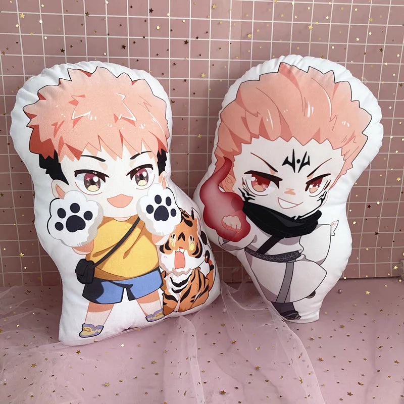 Almofada Plush Jujutsu Kaisen – Itadori, Gojo, Megumi