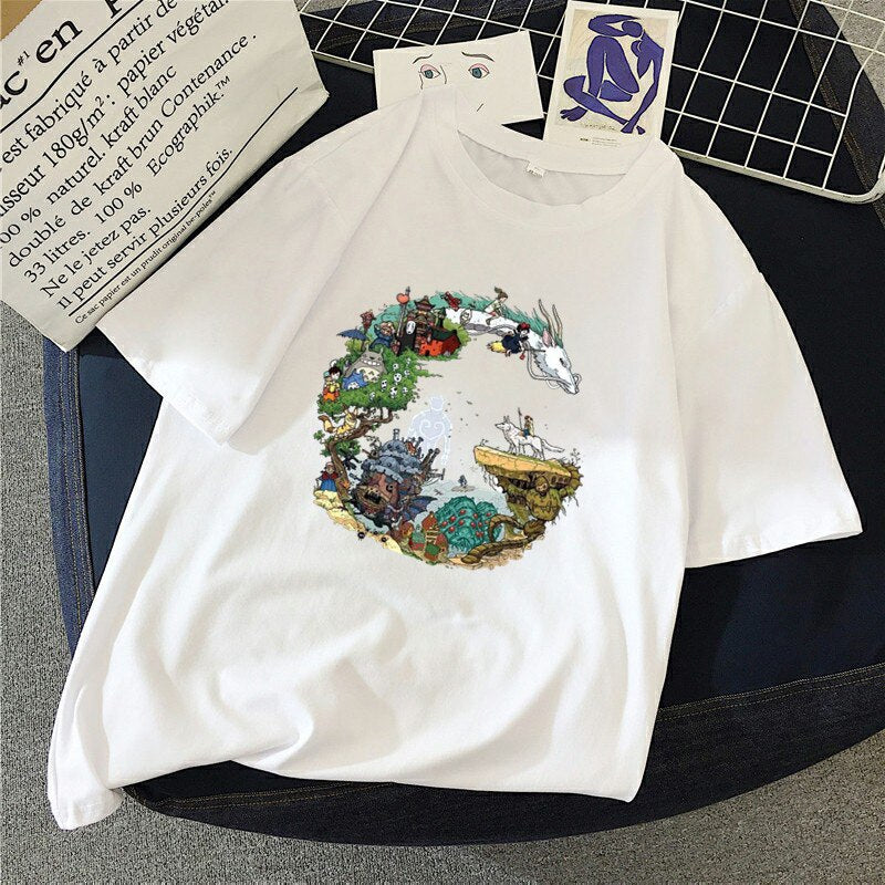 Camiseta Encantos de Ghibli