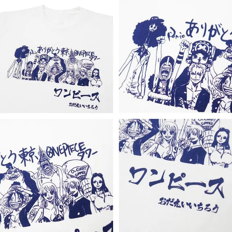Camisa One Piece Crew Luffy, Zoro, Sanji & Nami