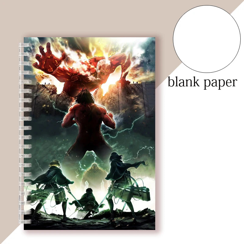 Caderno 1 Matéria Attack On Titan