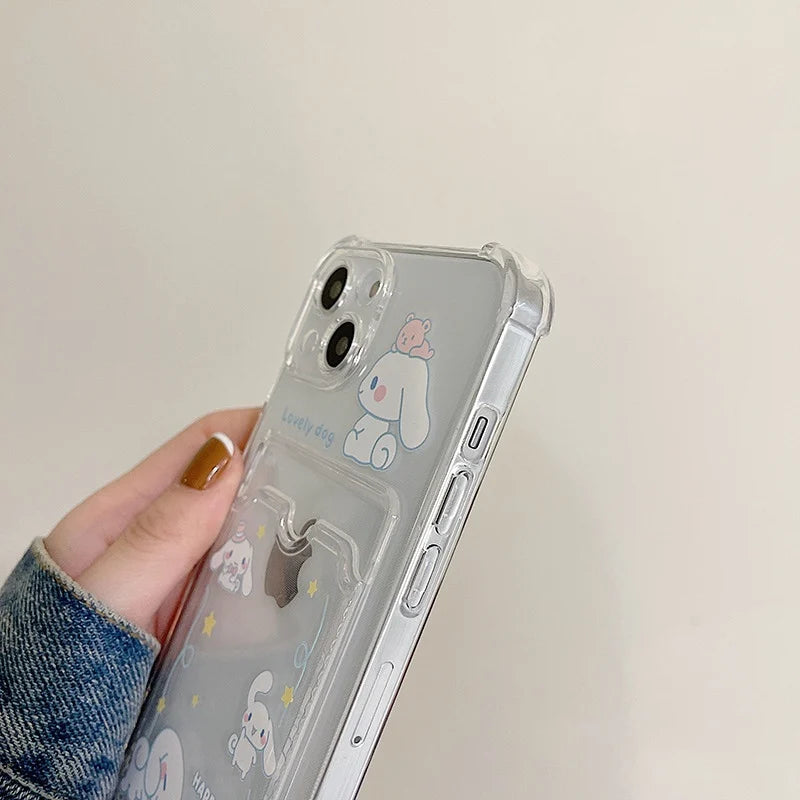 CAPINHA KAWAII PORTA CARTÃO CINNAMOROLL