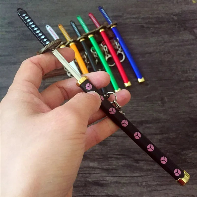Chaveiro Mini Espadas One Piece 15cm