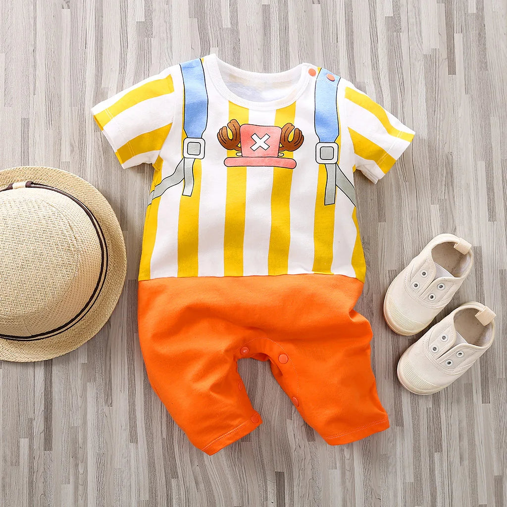 Macacão Cosplay Bebê Chopper e Zoro