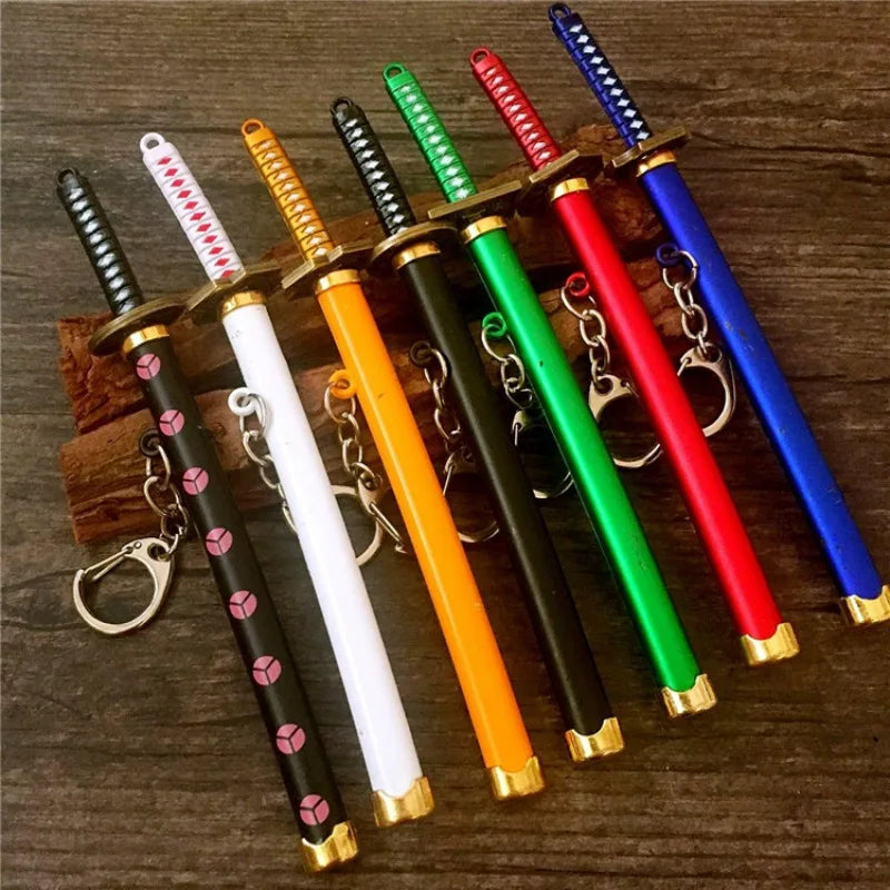 Chaveiro Mini Espadas One Piece 15cm