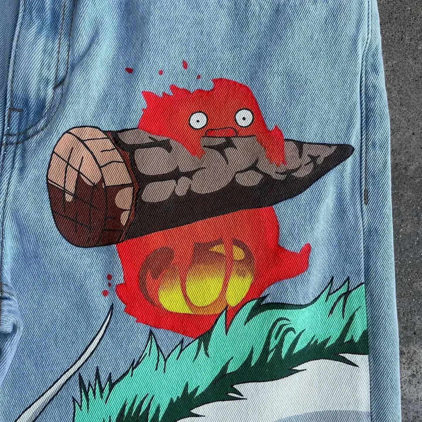 Calça Jeans Ventos de Ghibli