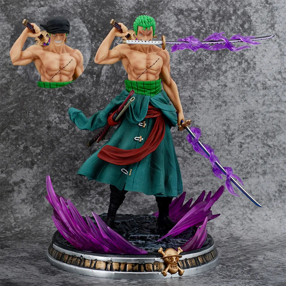 Boneco Roronoa Zoro Santoryu