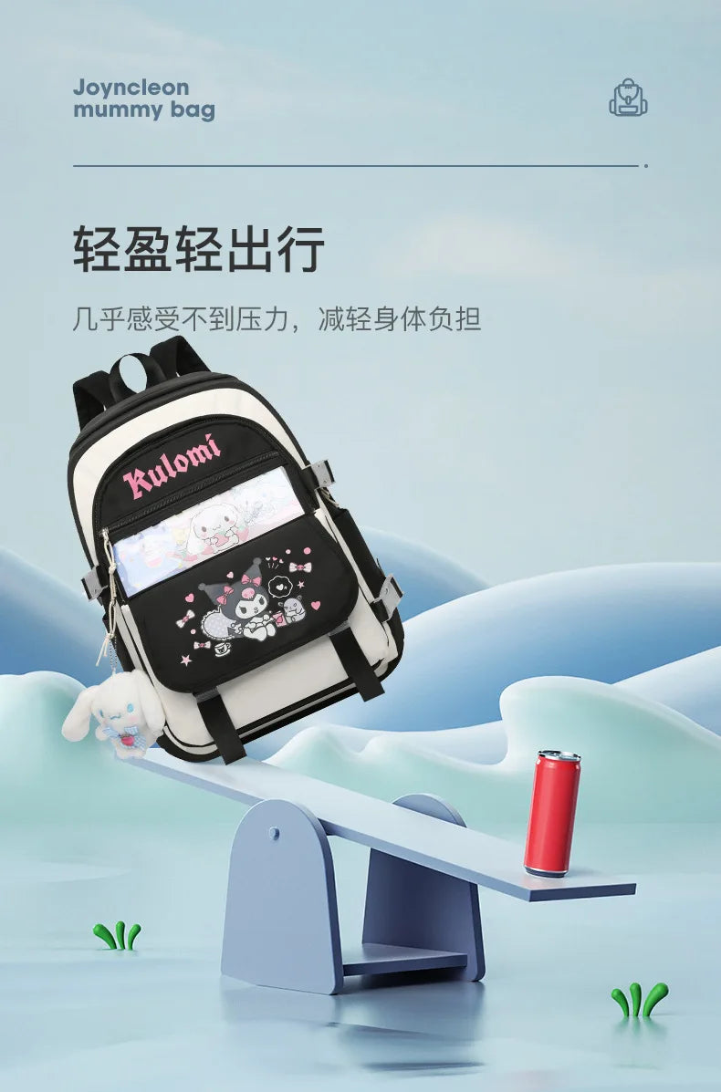 Mochila Kawaii Sanrio – Cinnamoroll, Kuromi e My Melody