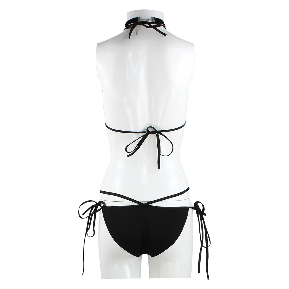 BIQUÍNI MARIN KITAWAGA, COM ACESSÓRIOS