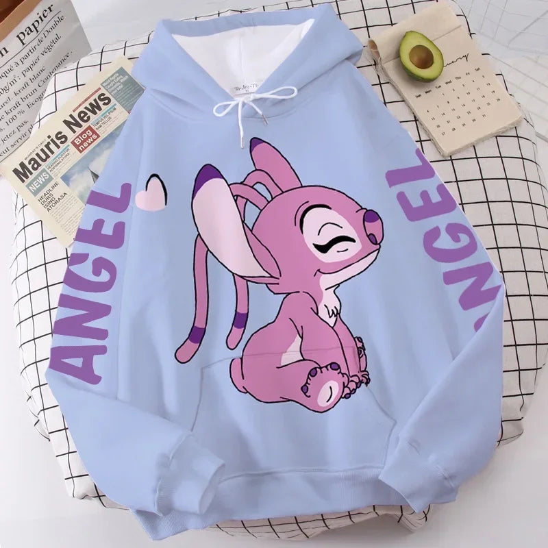 Moletom Casal Stitch & Angel, Disney Love