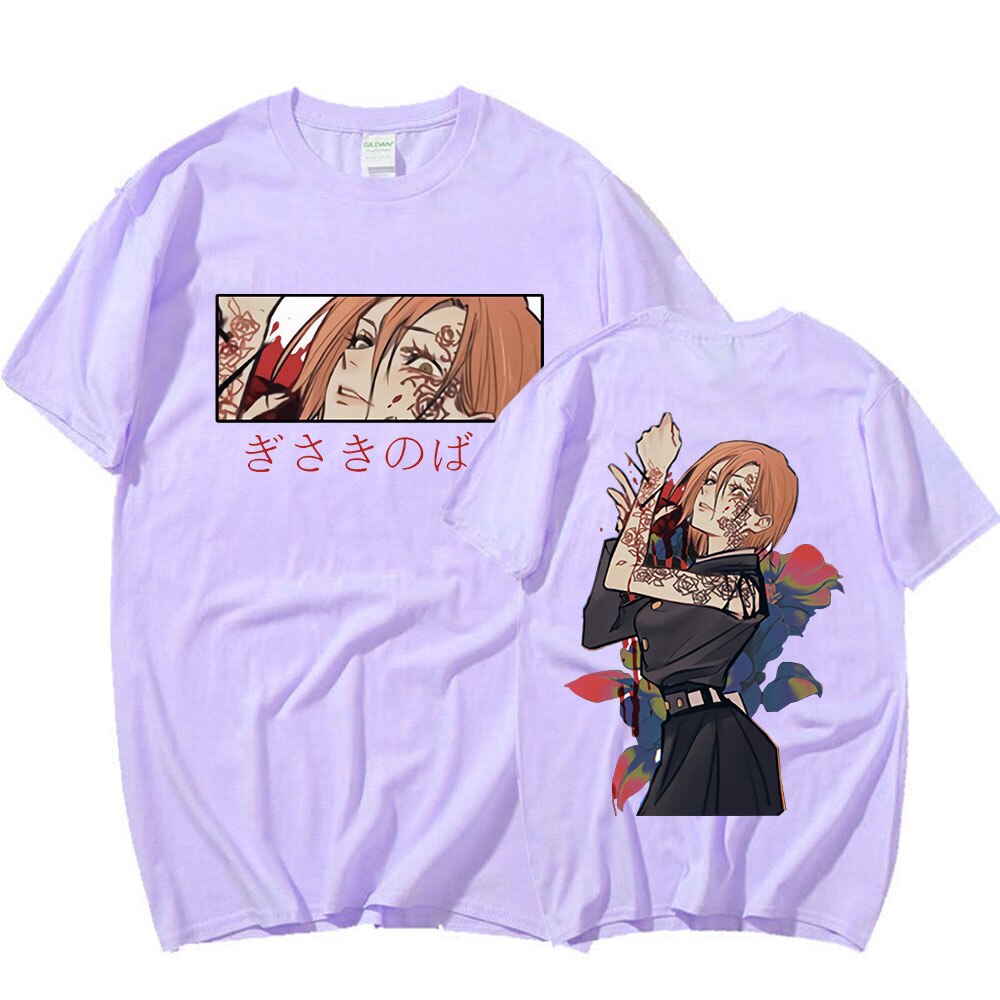 Camiseta Nobara Maldição Floral, Jujutsu Kaisen