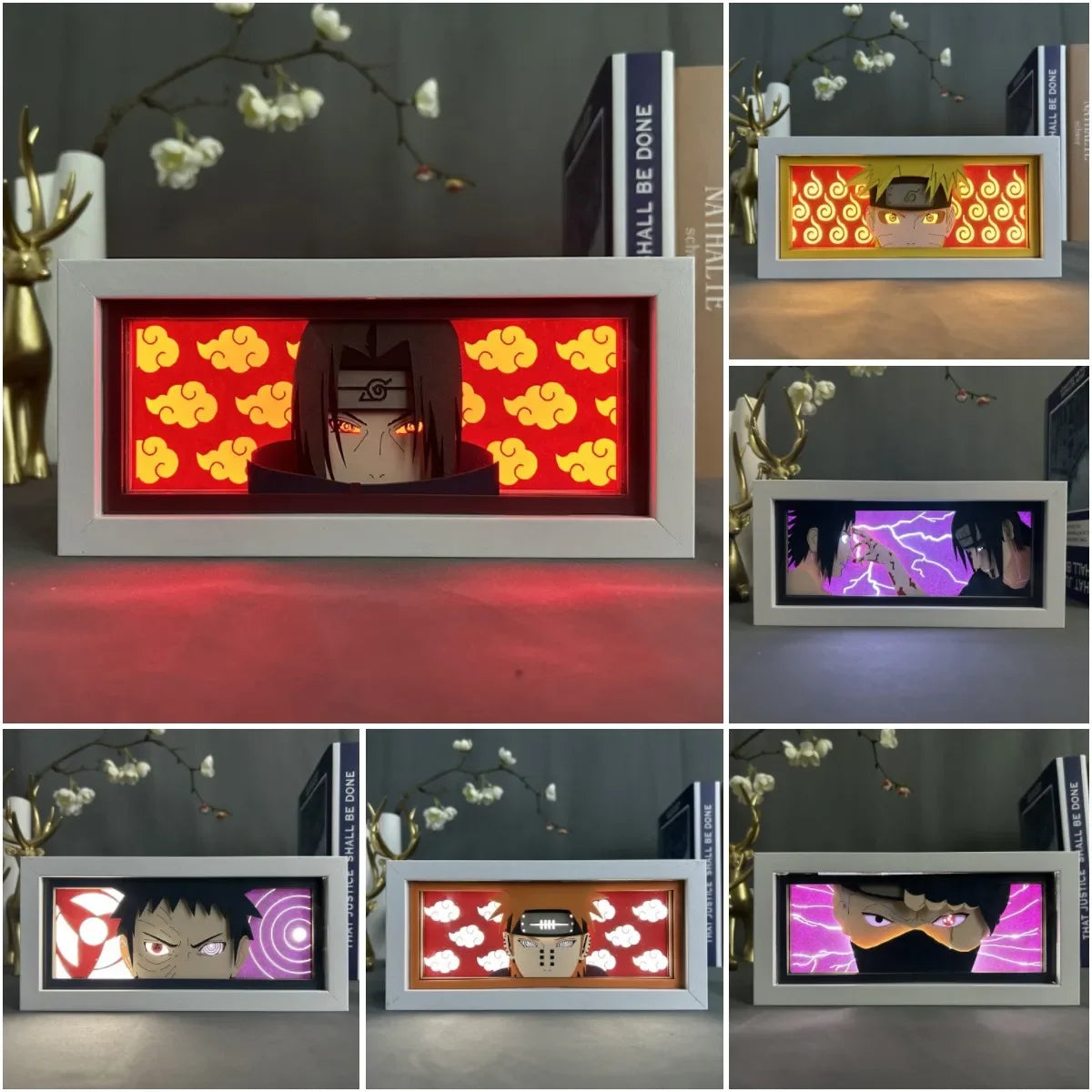 QUADRO LUMINOSO ITACHI UCHIHA