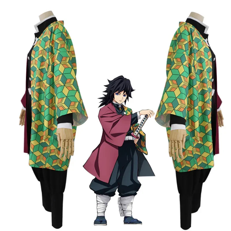 Fantasia Cosplay Adulto Giyu Tomioka