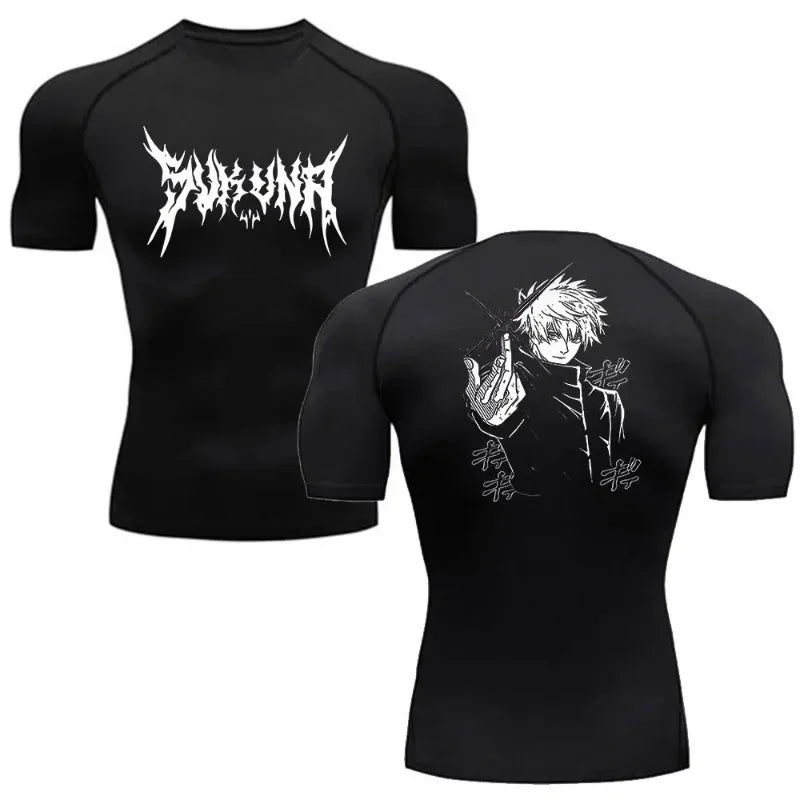Camiseta DryFit Estilo Amaldiçoado, Jujutsu Kaisen