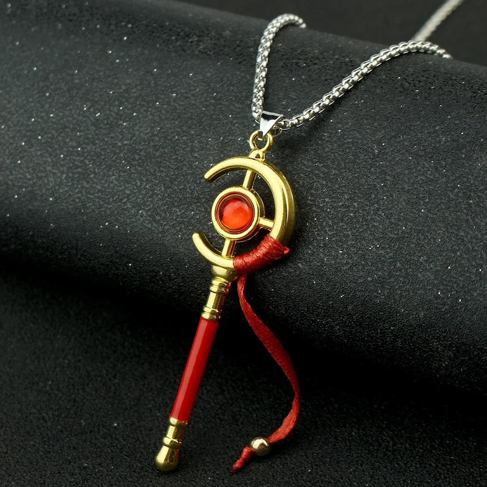 Chaveiro Colar Cajado Mágico de Frieren