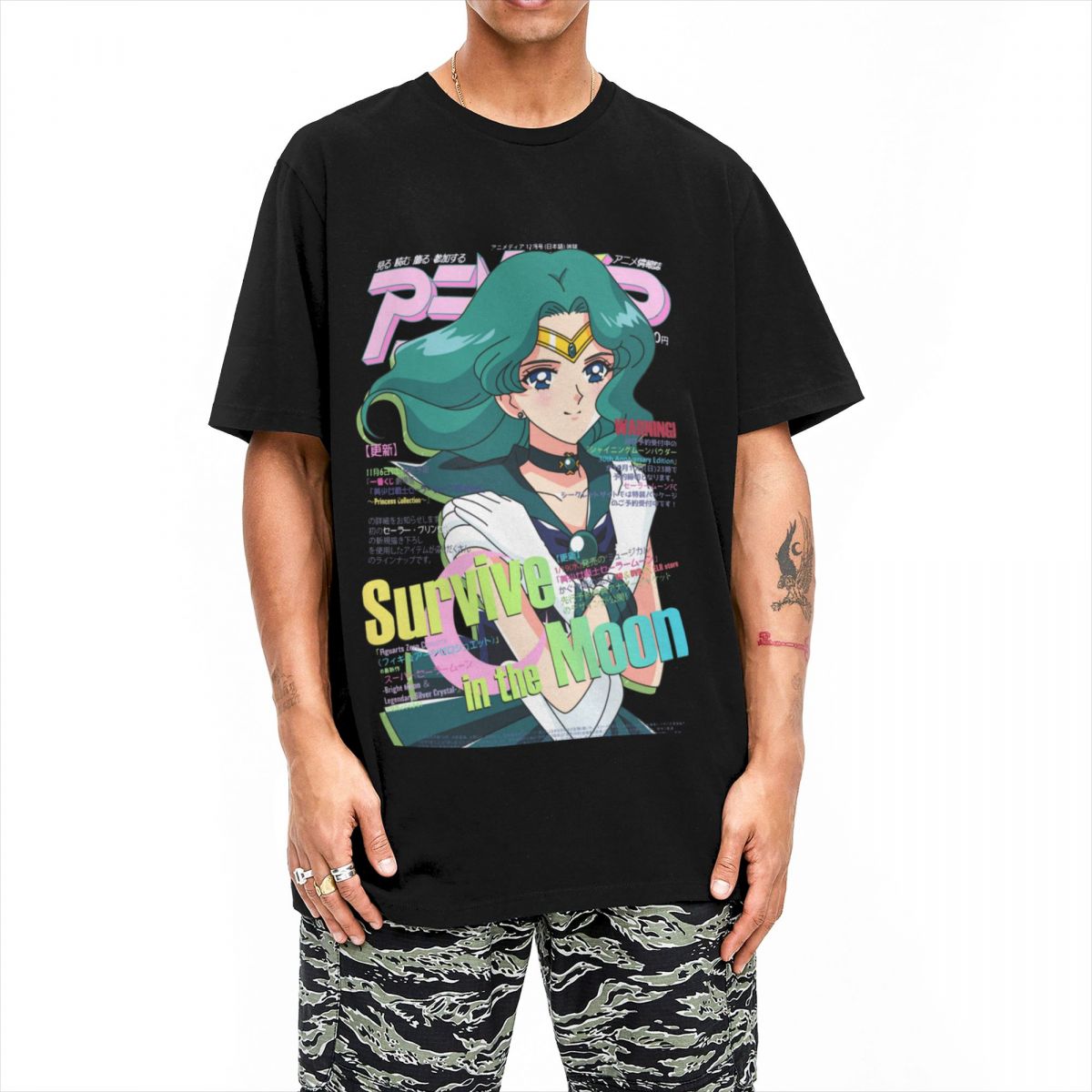 Camiseta Sailor Neptune, Survive in the Moon