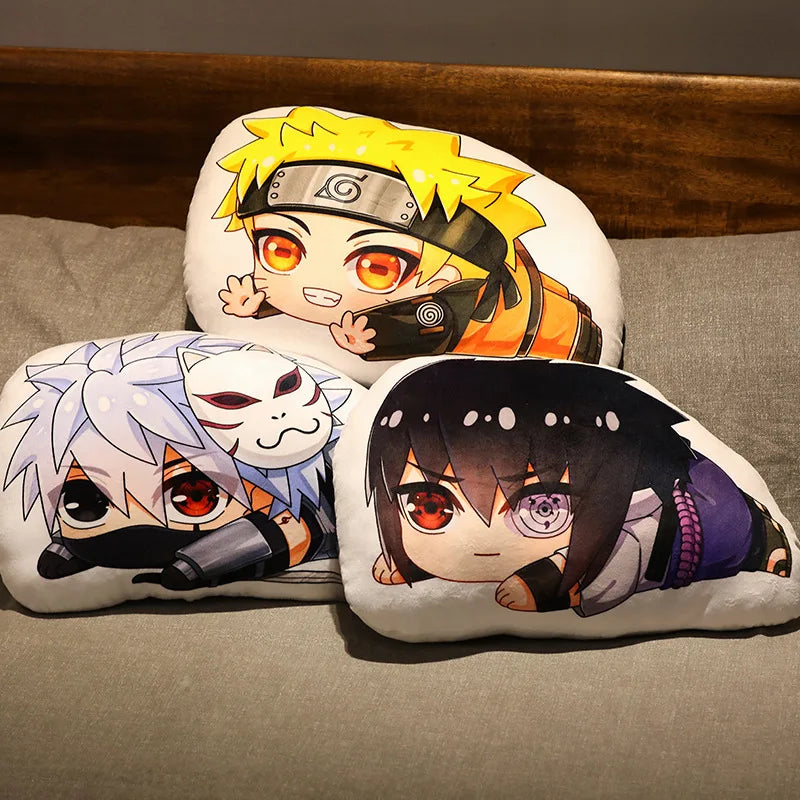 Almofada 3D Ninjas Kawaii: Naruto e Amigos