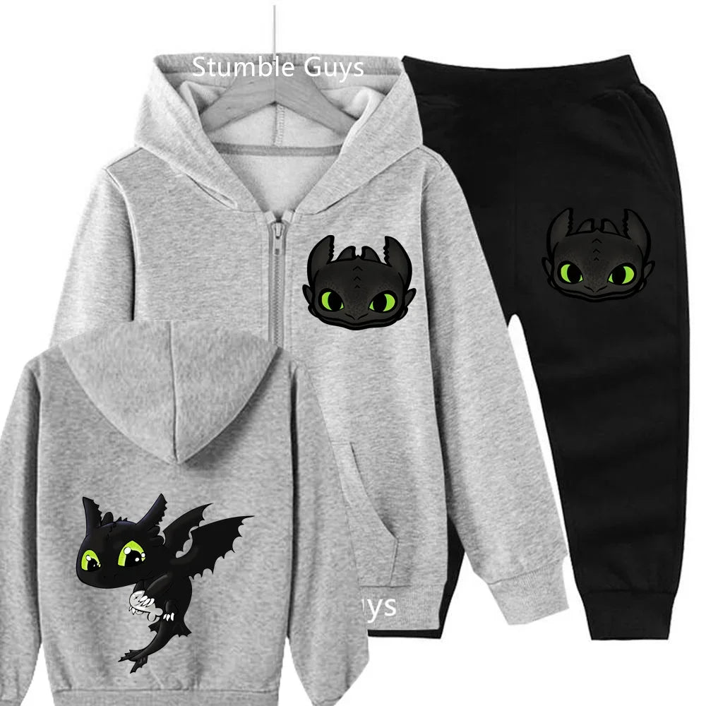 Conjunto Moletom Infantil Banguela – Capuz + Calça