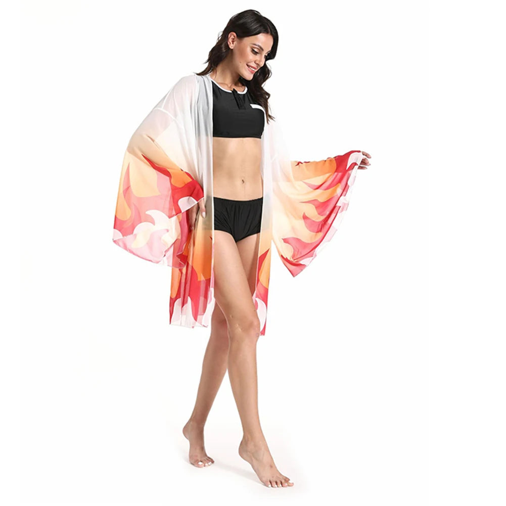 Biquíni Demon Slayer, com Saída de Praia