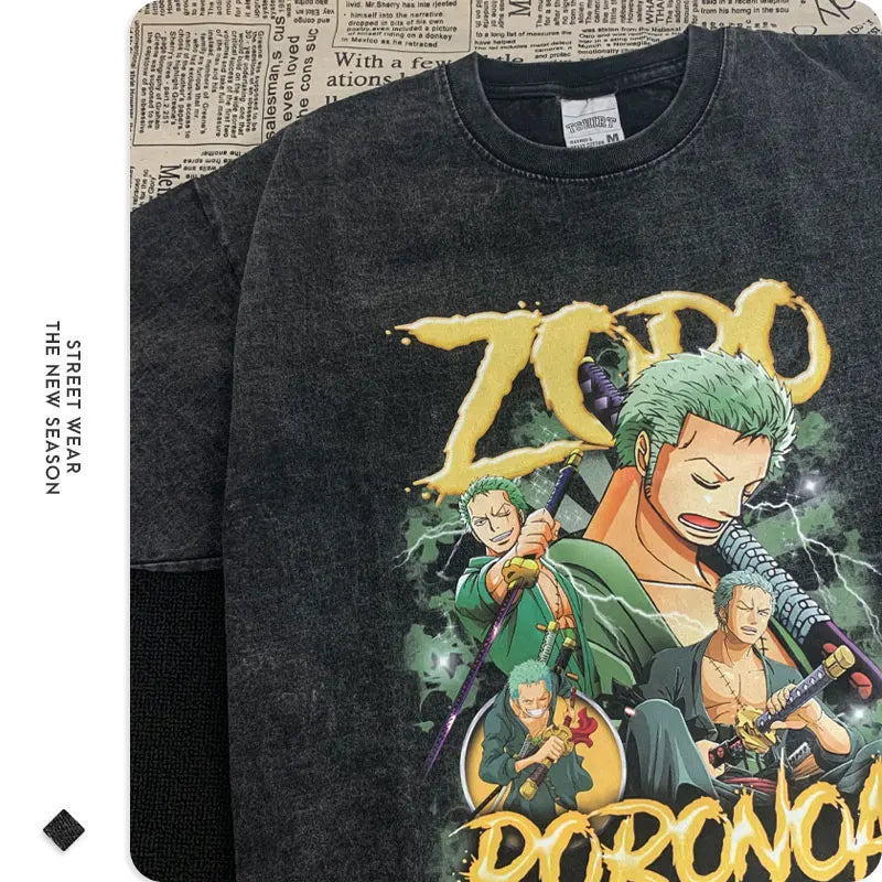 CAMISETA VINTAGE ONE PIECE 2.0