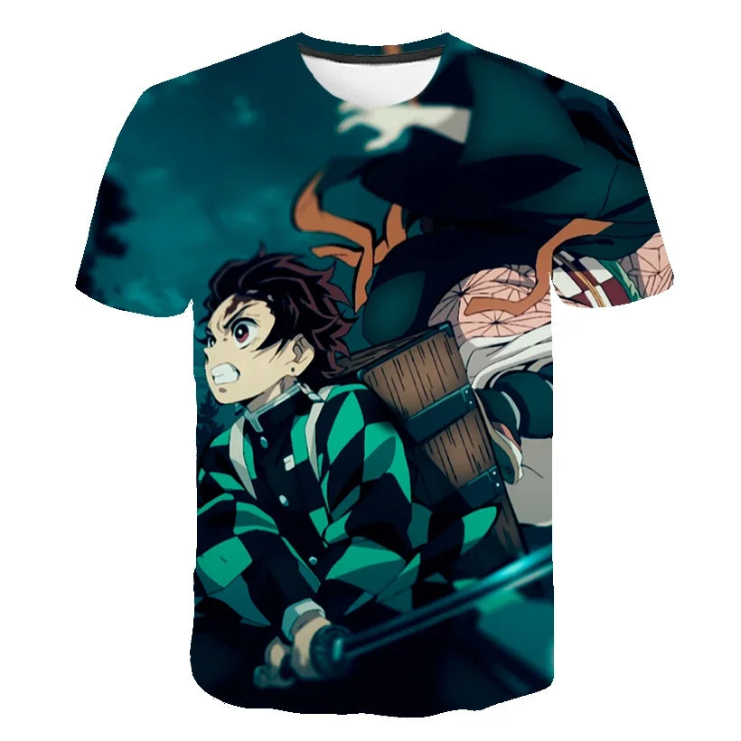 Camiseta Enlace do Destino, 3D Demon Slayer