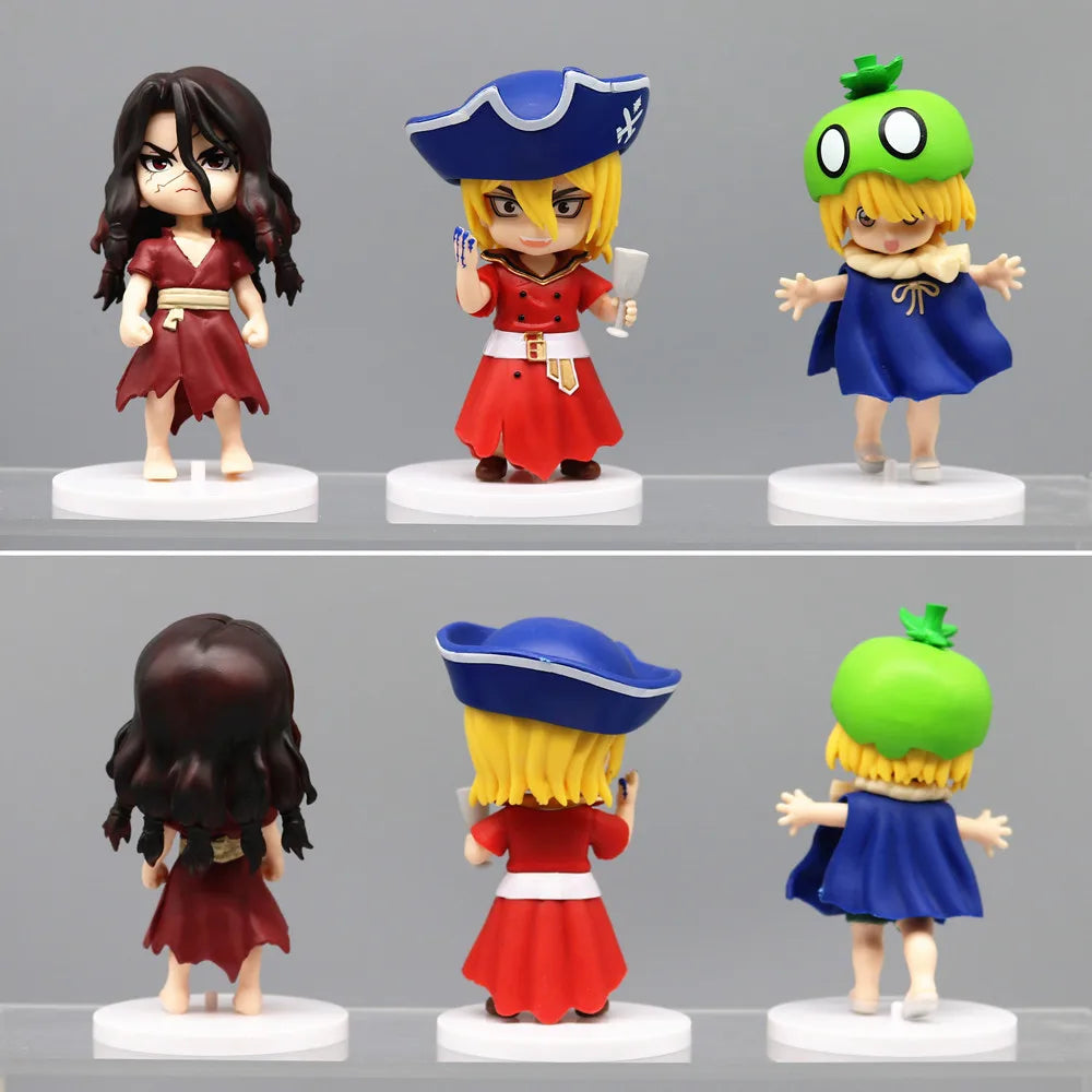 Coleção Reino da Ciência – Mini Figuras Dr. STONE (Kit 6 Peças)