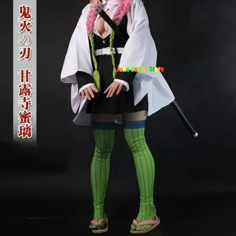 Fantasia Cosplay Adulto/Infantil Kanroji Mitsuri