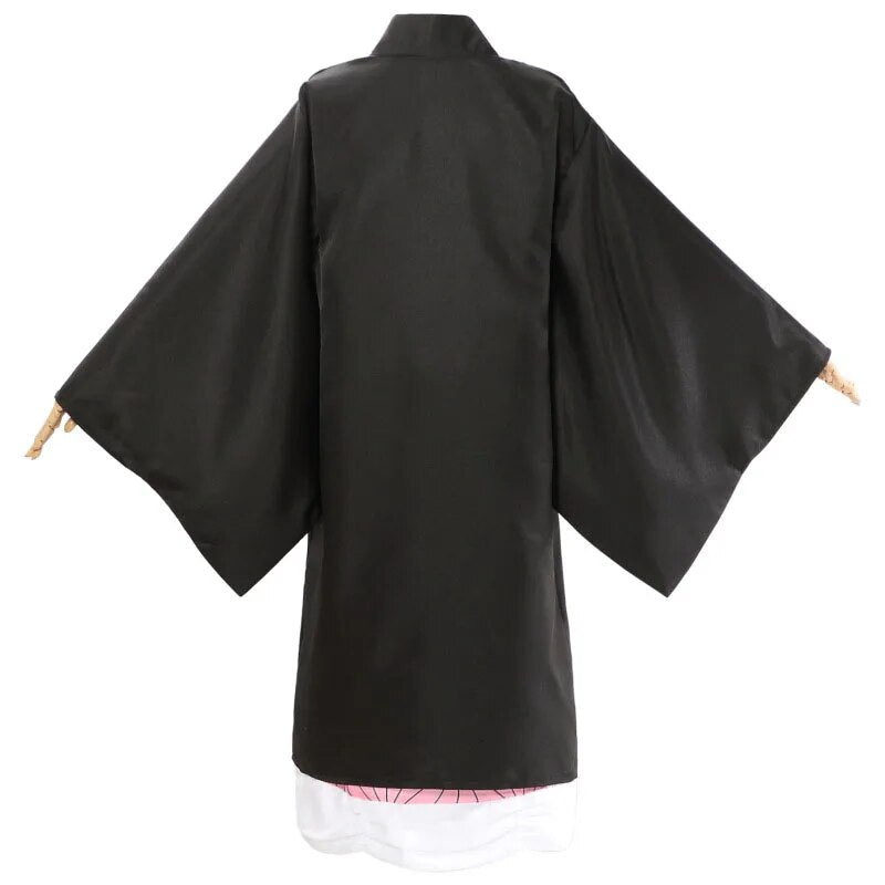 Fantasia Cosplay Adulto e Infantil Nezuko Kamado