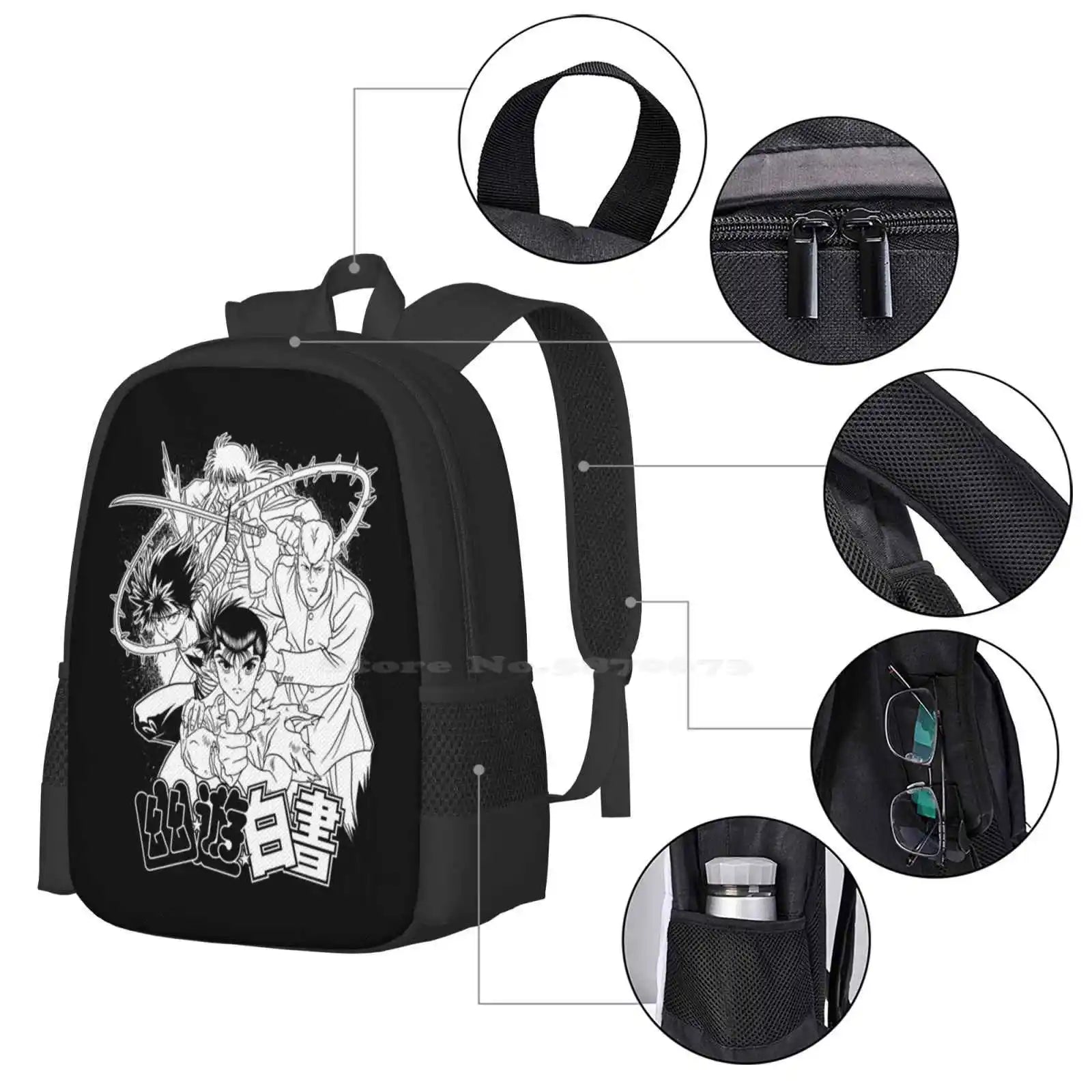 Mochila Caçadores de Demônios Yu Yu Hakusho
