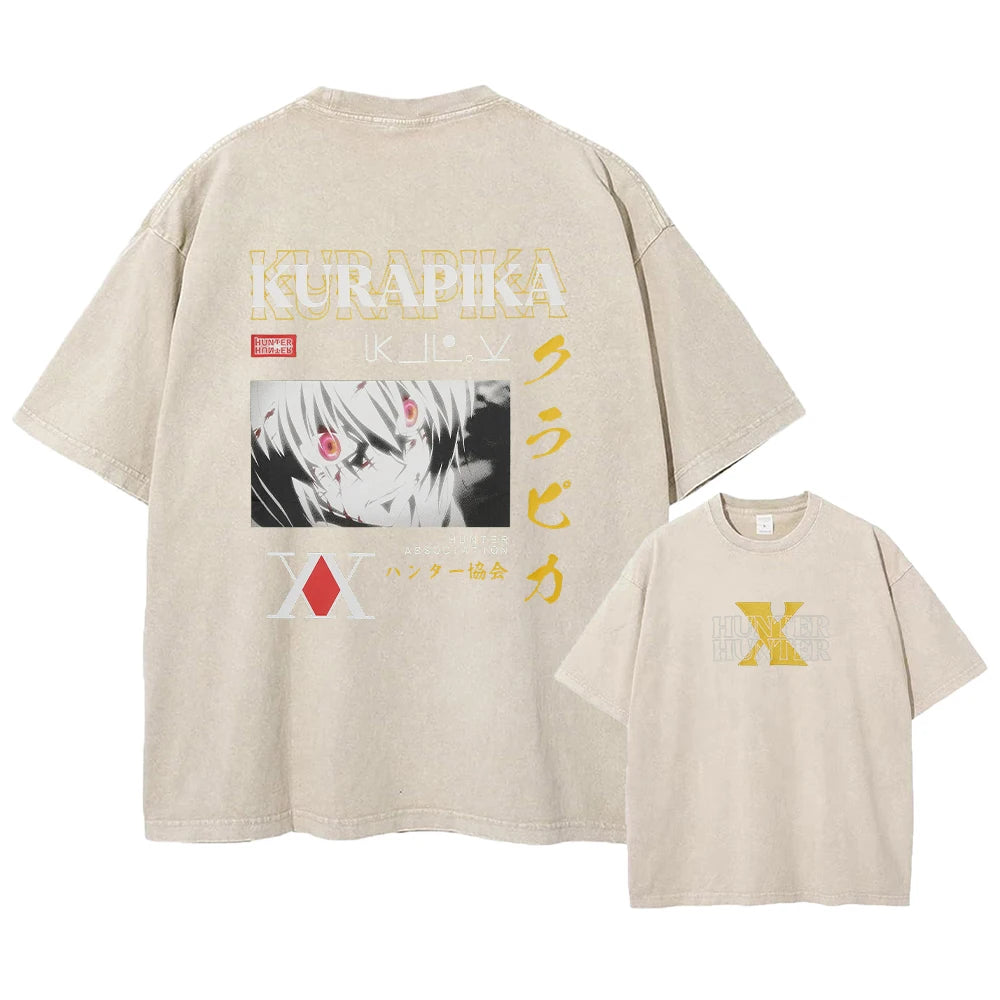 Camiseta Killua, Kurapika & Hisoka, Hunter's Profile Edition