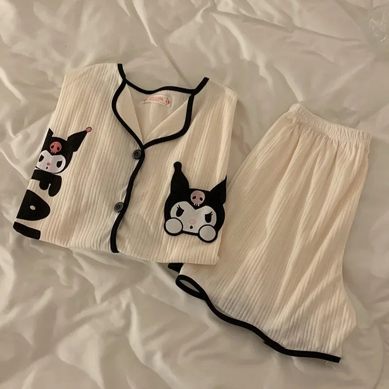 Pijama Kawaii Sanrio Verão, Kuromi & Pochacco