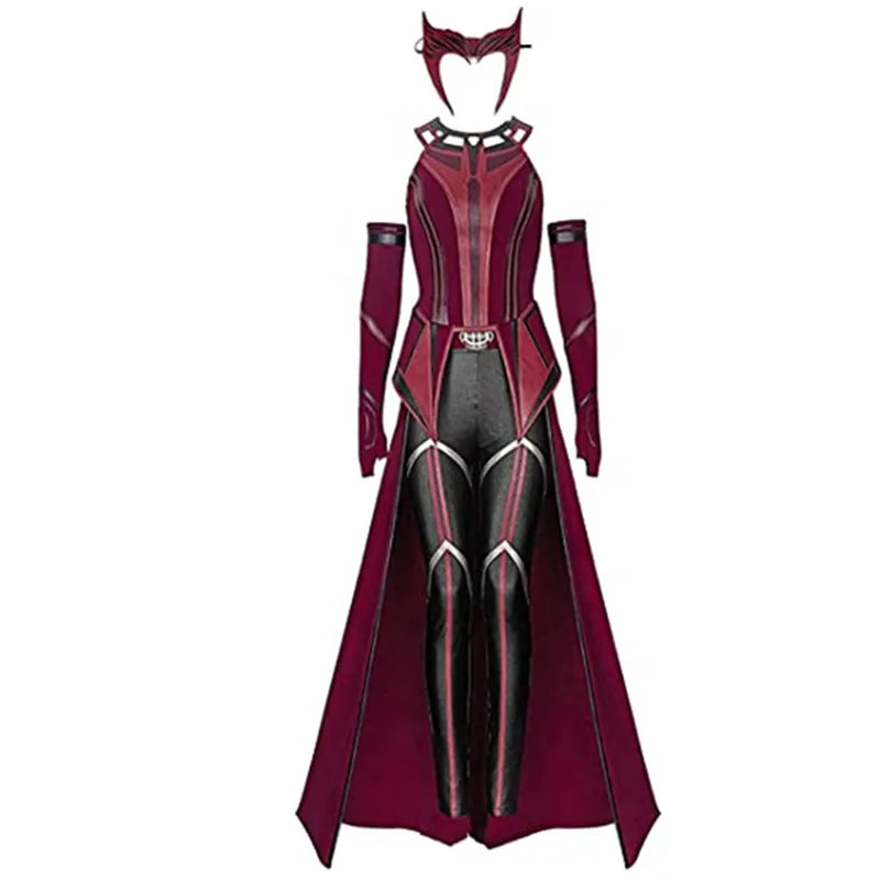 Fantasia Cosplay Adulto Feiticeira Escarlate
