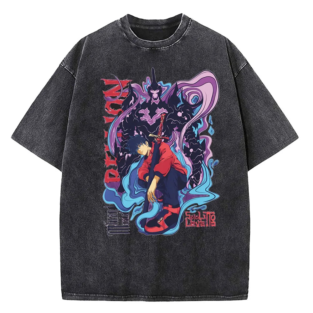 Camiseta Dark Fade, Solo Leveling