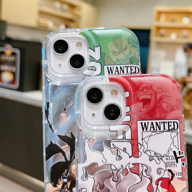 Capinha Luffy Gear 5 & Zoro Crew (iPhone)