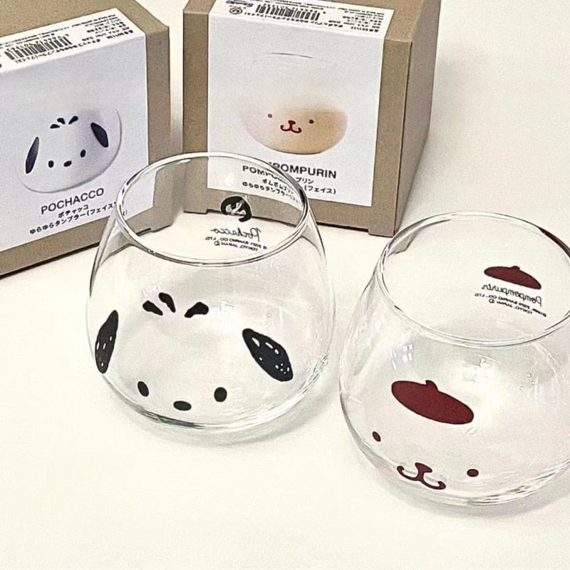 Copo de Vidro Hello Kitty e Amigos, Sanrio