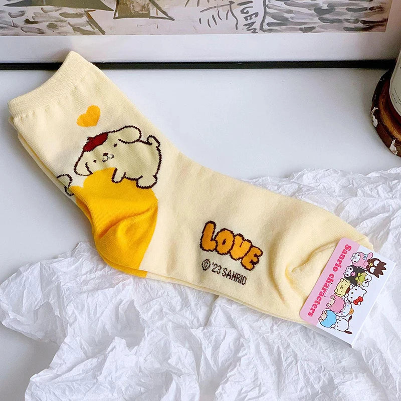 Meia Hello Kitty, Stitch & Hora de Aventura (Brinde Exclusivo)