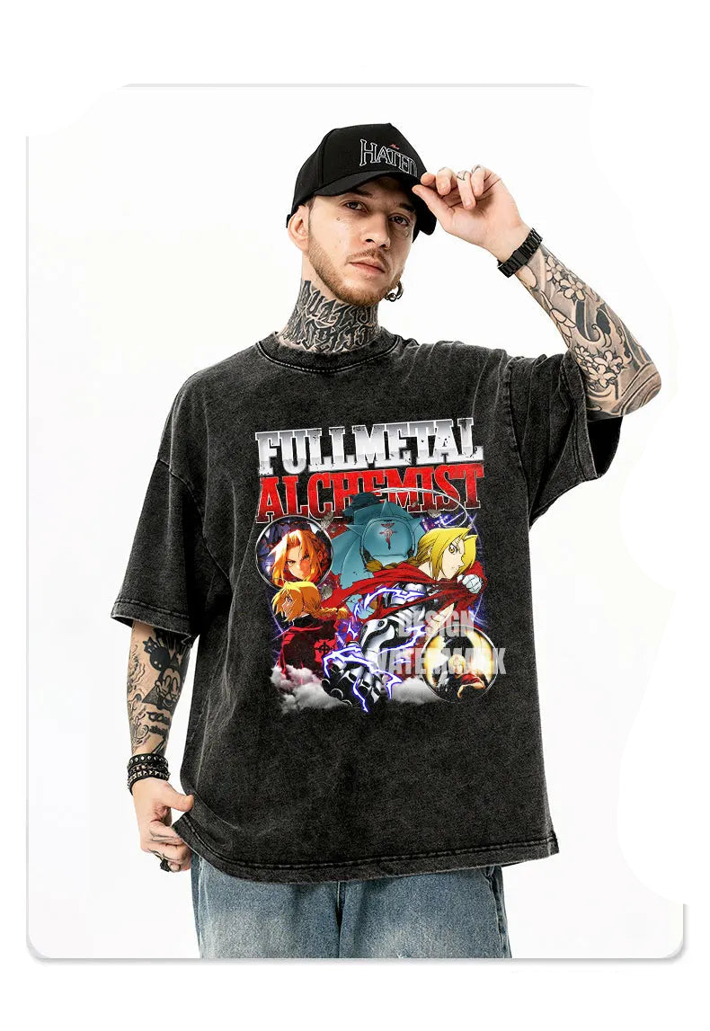 Camiseta Oversized Fullmetal Alchemist