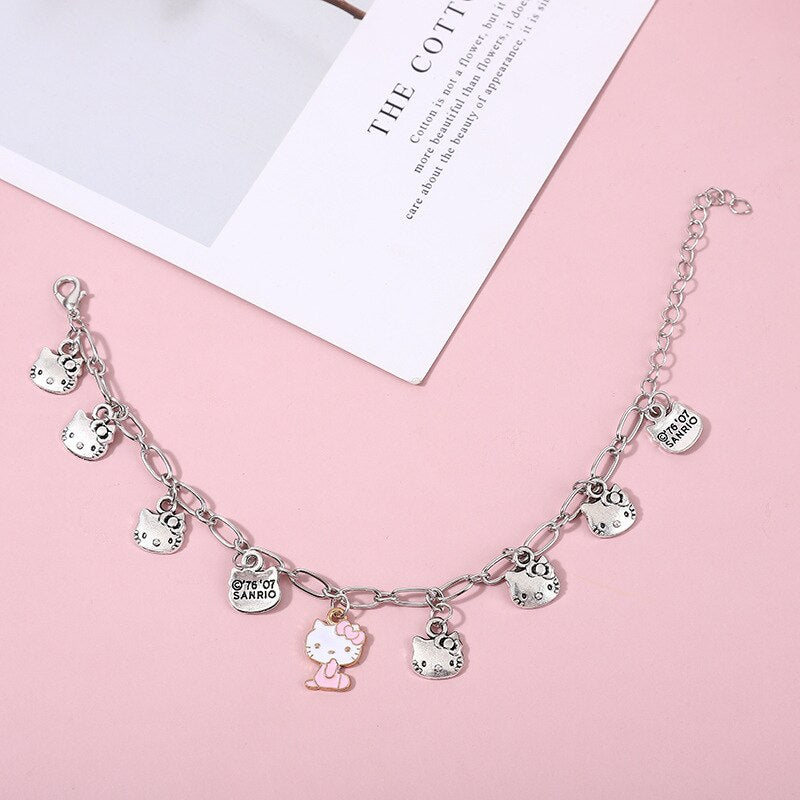 Pulseira Hello Kitty, Gatinha Fofa