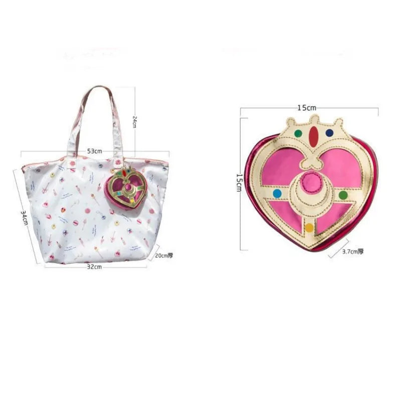 Bolsa Dobrável Coração Mágico, Sailor Moon