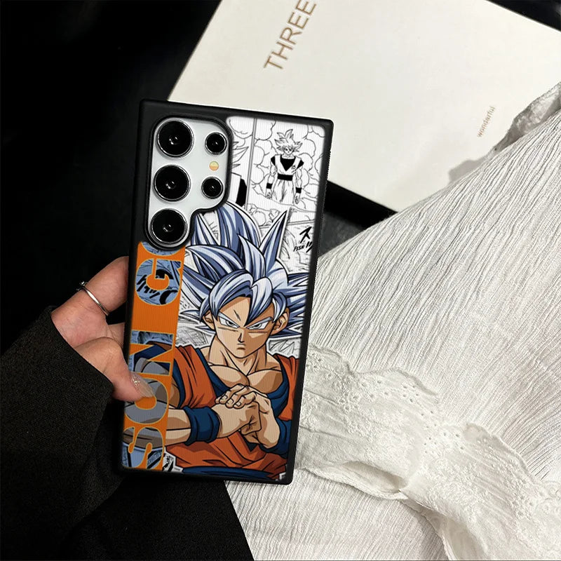 Capinha 3D Son Goku Dual Form – Super Saiyajin + Instinto Superior (Samsung S)