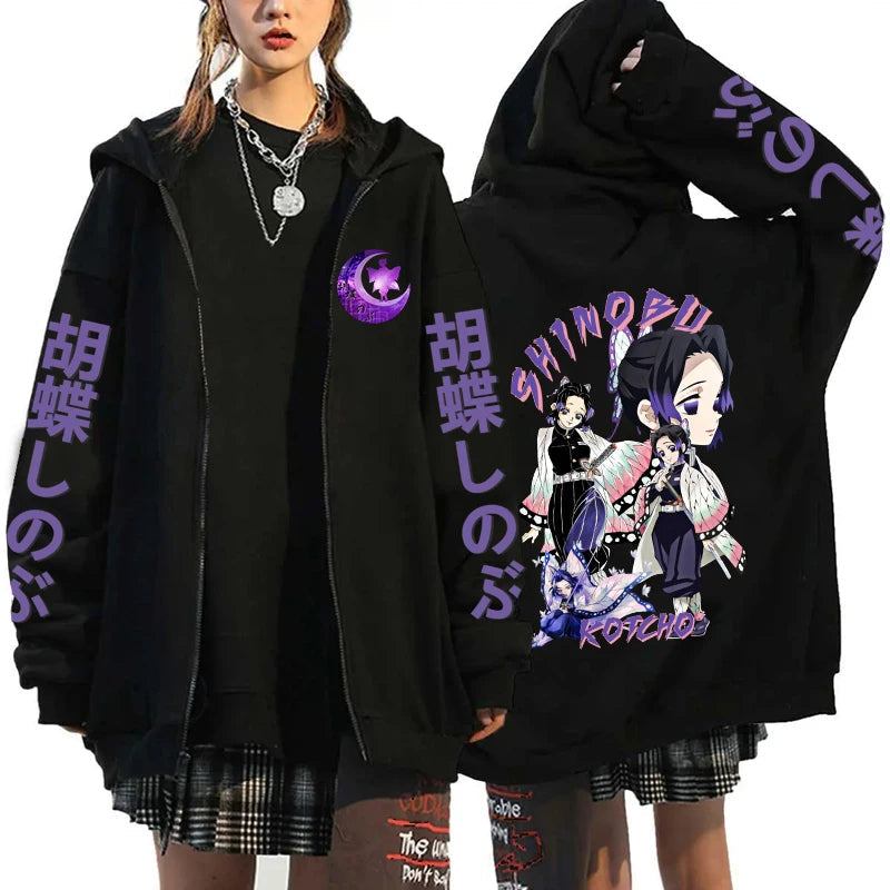 Moletom Zíper Shinobu Kochou