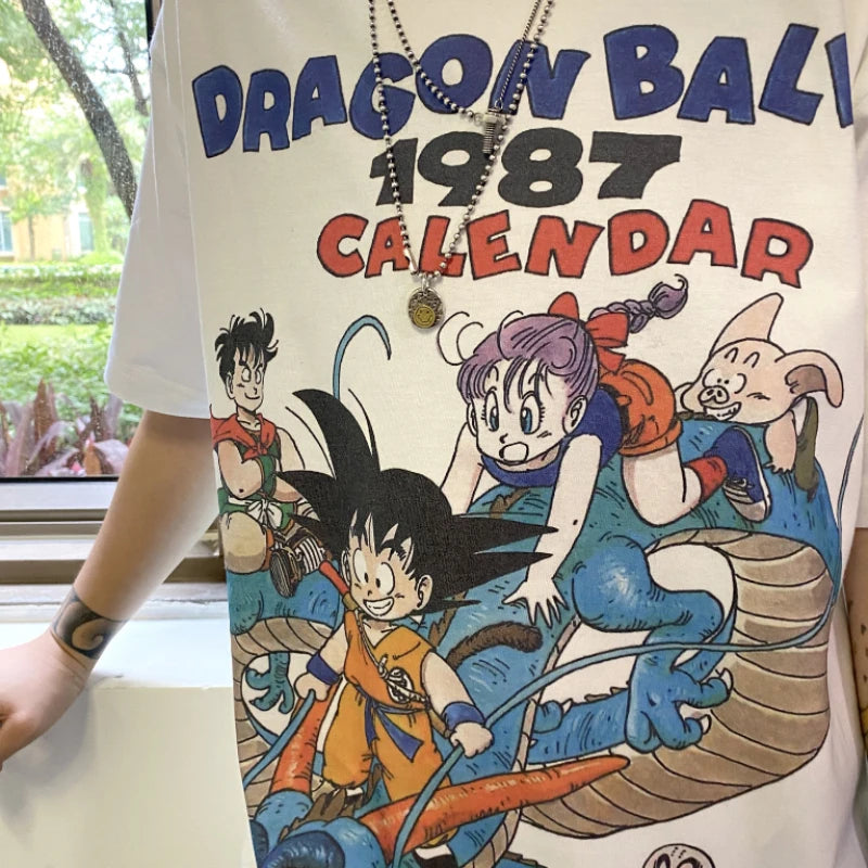 Camiseta Dragon Ball 1987, Edição Vintage Retro