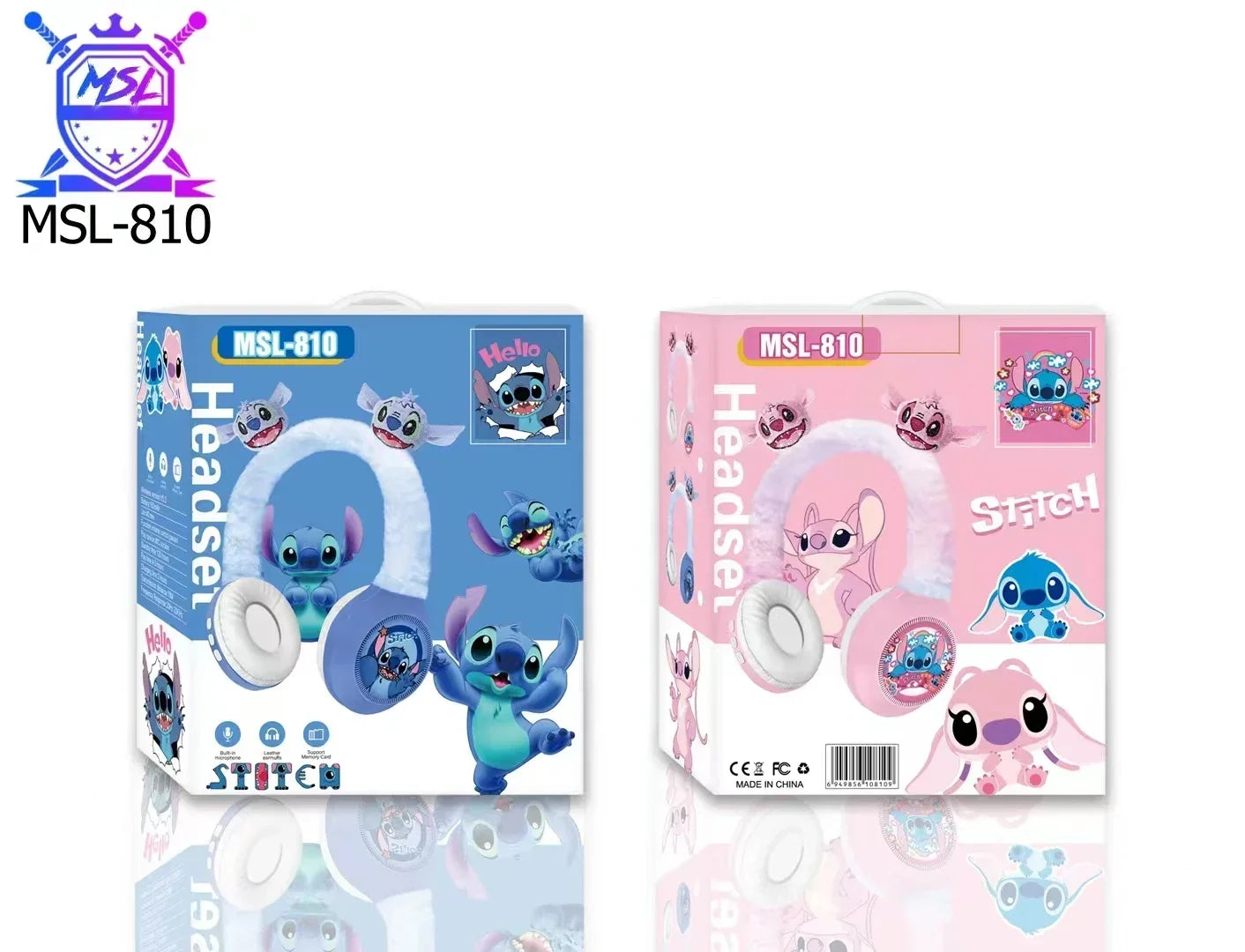 Fone de Ouvido Stitch Bluetooth