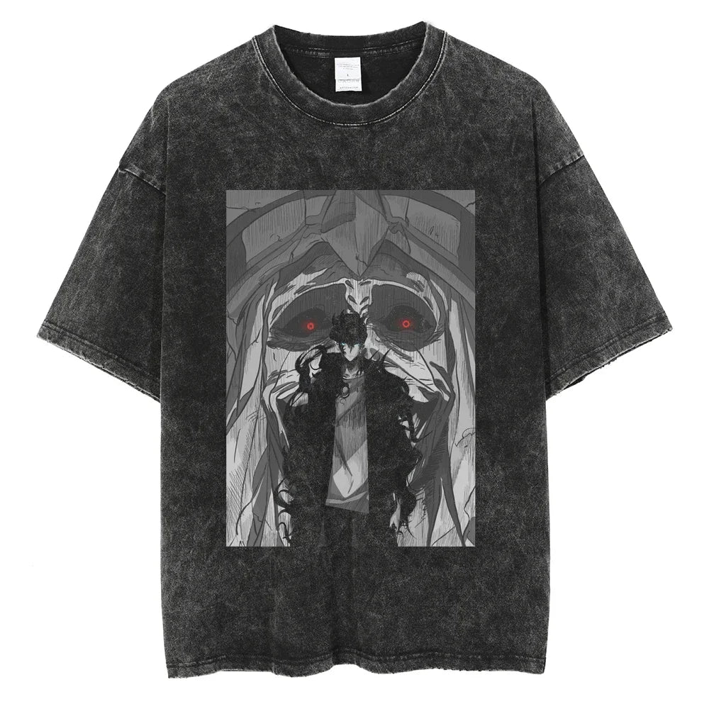 Camiseta Oversized Fúria das Sombras, Solo Leveling