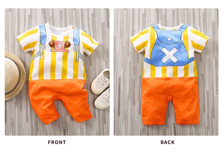 Macacão Cosplay Bebê Chopper e Zoro