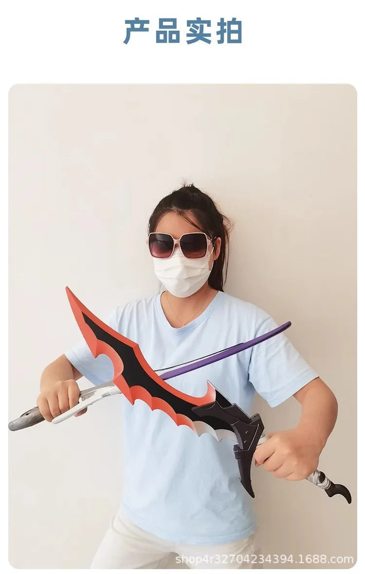 Acessório Cosplay Solo Leveling 46cm, Yanqing Sword
